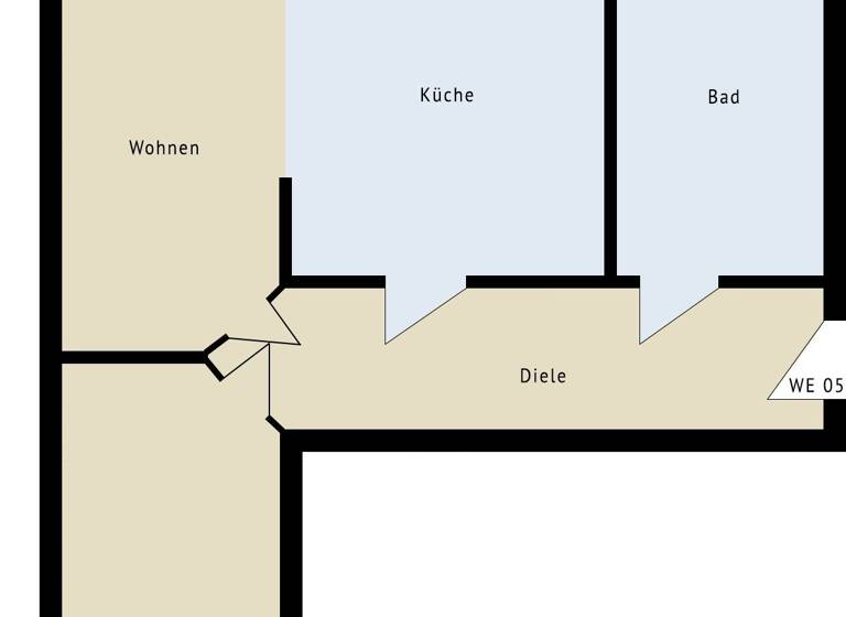Wohnung zum Kauf 120.000 € 2 Zimmer 59 m²<br/>Wohnfläche 1.<br/>Geschoss Schönefeld-Abtnaundorf Leipzig 04347