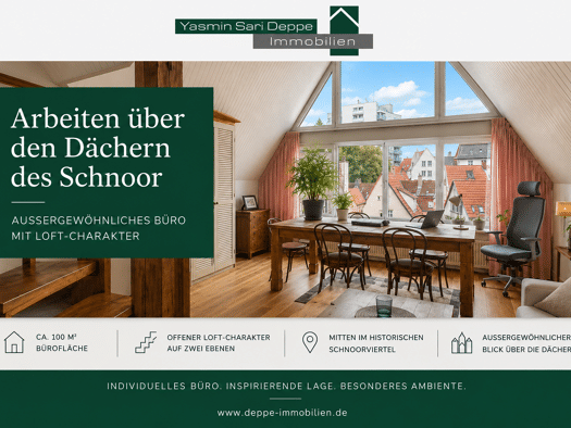 Bürofläche zur Miete 2.200 € 100 m² Bürofläche Altstadt Mitte 28195