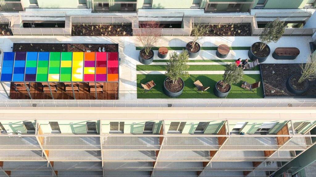 Wohnung zur Miete - Erstbezug 1.130 € 2 Zimmer 57,3 m² 3. Geschoss frei ab sofort Rheinstr. 25a Darmstadt 64335