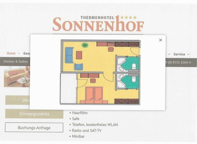 Studio zum Kauf 69.900 € 2 Zimmer 54 m²<br/>Wohnfläche 3.<br/>Geschoss ab sofort<br/>Verfügbarkeit Bad Füssing Bad Füssing 94072