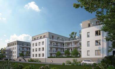 Wohnung zum Kauf - Neubau provisionsfrei 374.900 € 2 Zimmer 62 m² Am Sportfeld 1 Bad Vilbel Bad Vilbel 61118