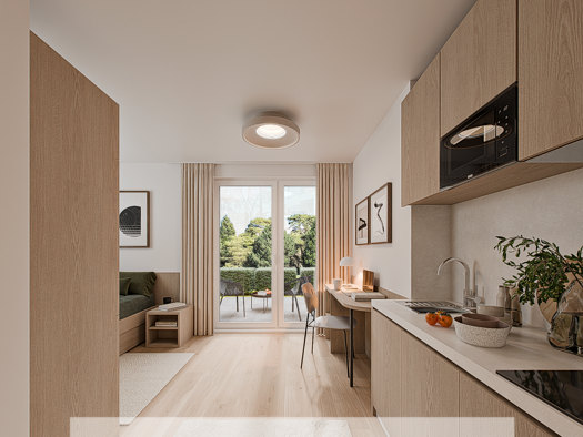 Studio zum Kauf provisionsfrei 259.000 € 1 Zimmer 22,8 m² EG Pasing-Obermenzing München 81247