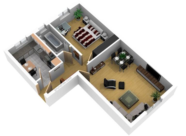 Wohnung zum Kauf 360.000 € 2 Zimmer 55 m²<br/>Wohnfläche 2.<br/>Geschoss Schöneberg Berlin 10825