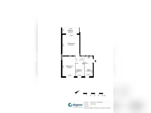 Wohnung zur Miete Tauschwohnung 380 € 2 Zimmer 64 m² 2. Geschoss Mariendorf Berlin 12279