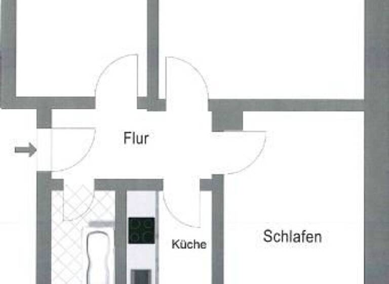 Wohnung zur Miete 350 € 3 Zimmer 58,7 m²<br/>Wohnfläche UG<br/>Geschoss Rauhentalstraße 87 Meißen Meißen 01662