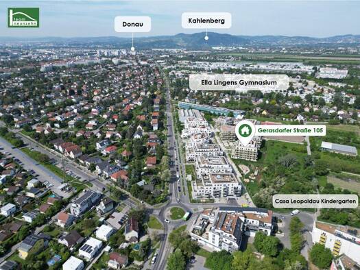 Wohnung zum Kauf - Erstbezug provisionsfrei 425.000 € 3 Zimmer 66,3 m² 2. Geschoss Gerasdorfer Straße 105 Wien 1210