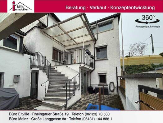 Mehrfamilienhaus zum Kauf als Kapitalanlage geeignet 350.000 € 10 Zimmer 187 m² 218 m² Grundstück Nierstein 55283