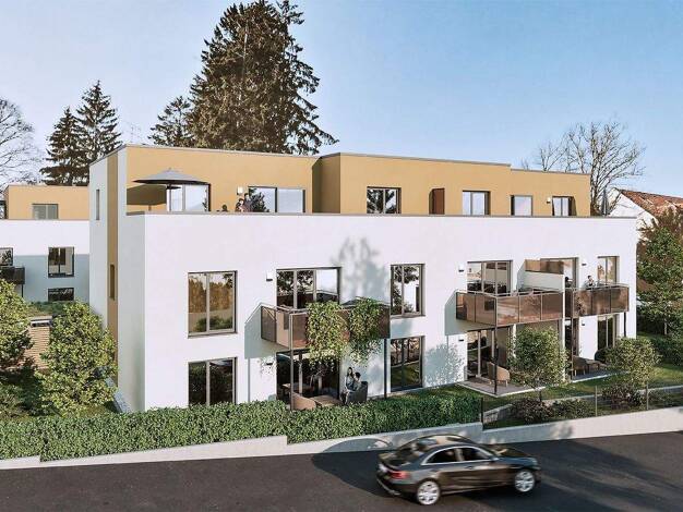 Wohnung zum Kauf - Erstbezug provisionsfrei 699.900 € 4 Zimmer 100 m² Geschoss 1/2 frei ab 31.03.2028 Goldfeldweg 1 Aufkirchen Oberding 85445