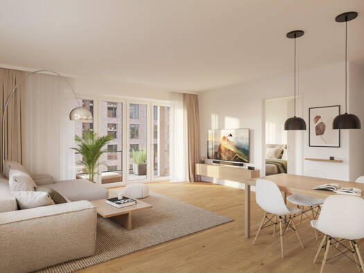 Wohnung zum Kauf - Neubau provisionsfrei 380.000 € 2 Zimmer 66,9 m² 3. Geschoss Schützenplatz Lüneburg 21337
