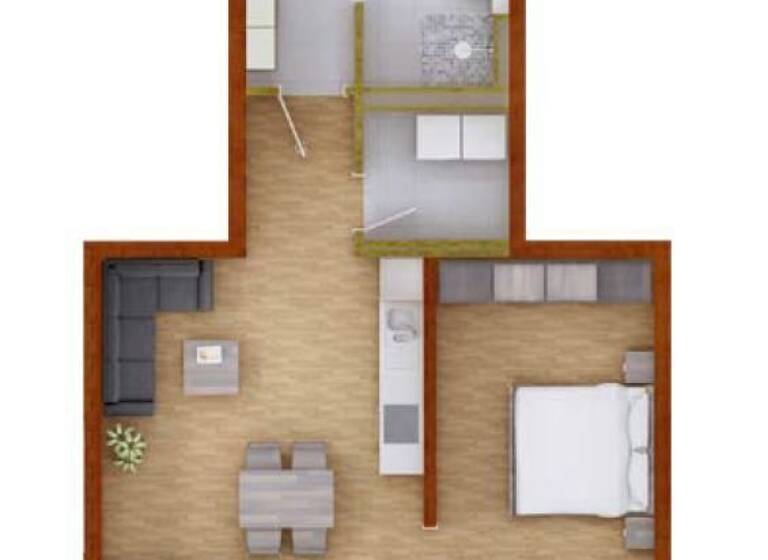 Wohnung zur Miete 600 € 2 Zimmer 54,8 m²<br/>Wohnfläche 1.<br/>Geschoss Ruhmannsfelden Ruhmannsfelden 94239