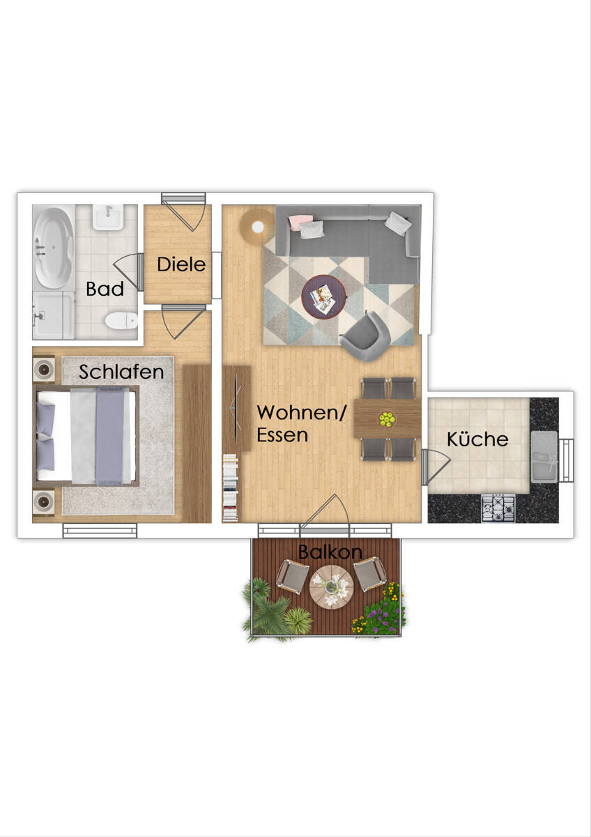 Wohnung zum Kauf 199.000 € 2 Zimmer 60 m²<br/>Wohnfläche 1.<br/>Geschoss Moers-Mitte Moers 47441