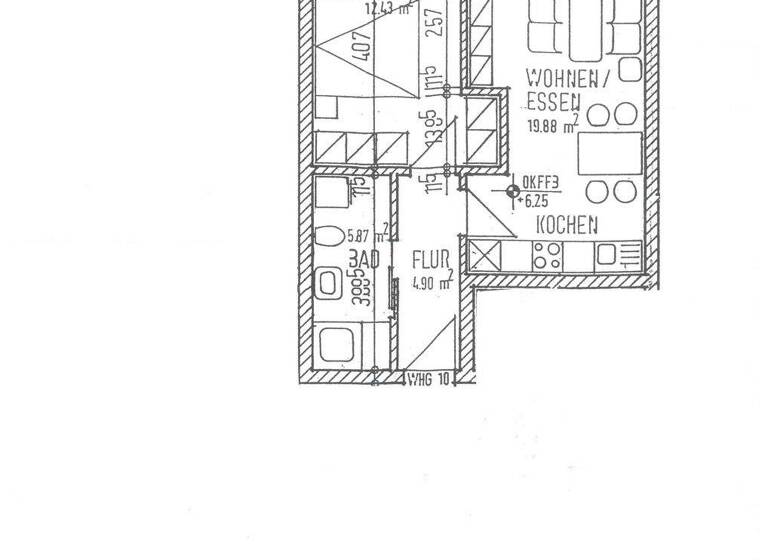 Wohnung zur Miete 270 € 2 Zimmer 45,8 m² 1. Geschoss frei ab sofort Talstraße 8 Auerbach 08209