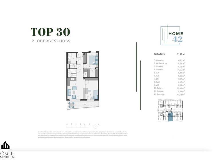 Maisonette zum Kauf - Erstbezug 359.000 € 3 Zimmer 75,4 m² 2. Geschoss Tullnerbach-Lawies 3013