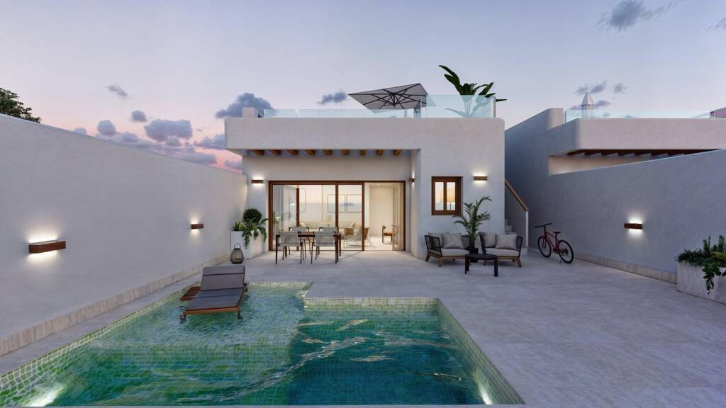 Doppelhaushälfte zum Kauf provisionsfrei 319.900 € 3 Zimmer 90 m² 198 m² Grundstück Torre Pacheco