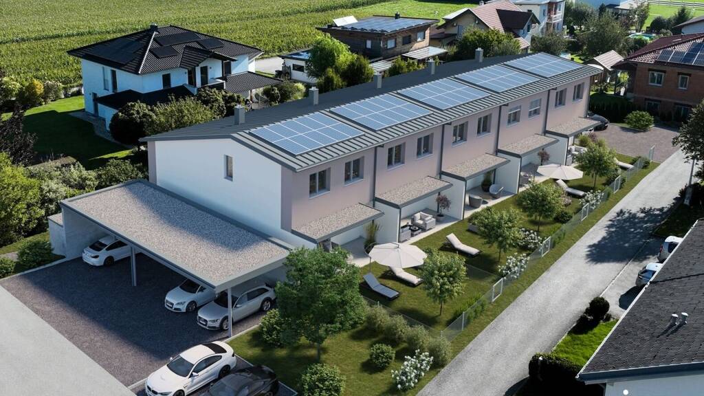 Reihenmittelhaus zur Miete - Erstbezug 1.156 € 4 Zimmer 106,5 m² 293,7 m² Grundstück Wendling 4741