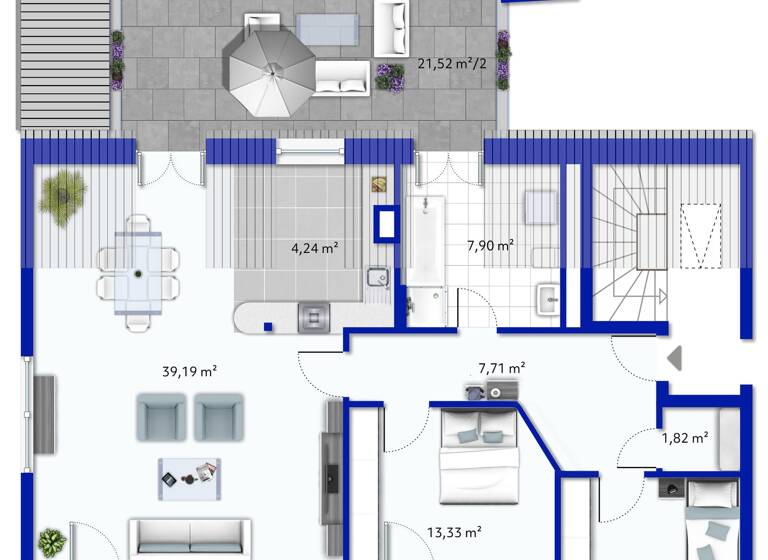 Wohnung zum Kauf 630.000 € 3 Zimmer 108,5 m²<br/>Wohnfläche Dachgeschoss<br/>Geschoss Freising Freising 85354
