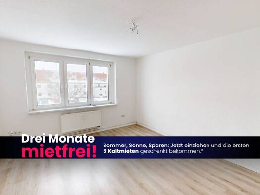 Wohnung zur Miete 299 € 3 Zimmer 59 m² 1. Geschoss frei ab sofort Nordstraße 14 A Lutherstadt Wittenberg Wittenberg 06886