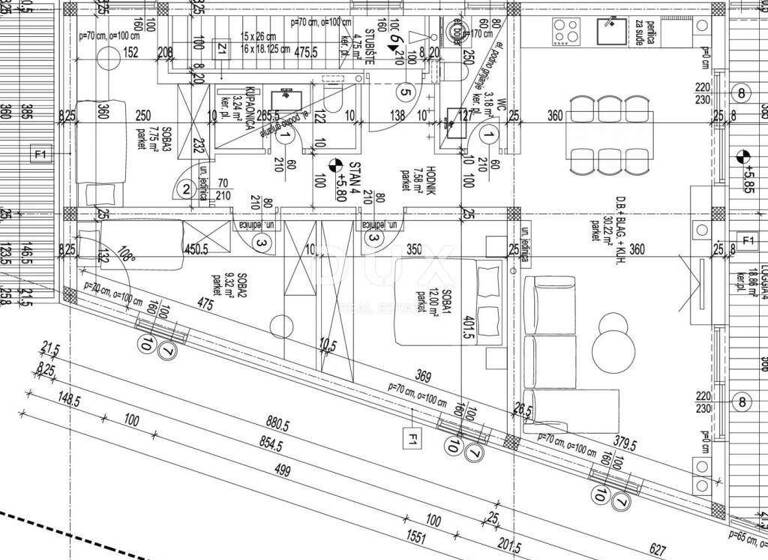 Wohnung zum Kauf 660.000 € 4 Zimmer 101 m² 2. Geschoss Mali Losinj