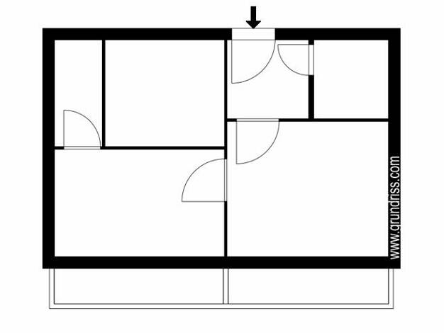 Wohnung zur Miete 541 € 2 Zimmer 54,1 m² frei ab 29.07.2026 Parkstr. 24 a Strausberg 15344