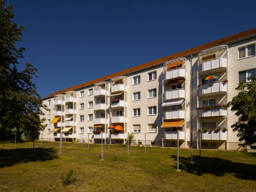 Wohnung zur Miete 381 € 3 Zimmer 58,6 m² 3. Geschoss Von-Harnack-Straße 86 Merseburg Merseburg 06217