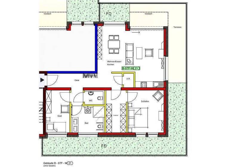Penthouse zum Kauf provisionsfrei 515.000 € 3 Zimmer 112 m² Brachwies 2 (Gebäude B) Könen Konz 54329