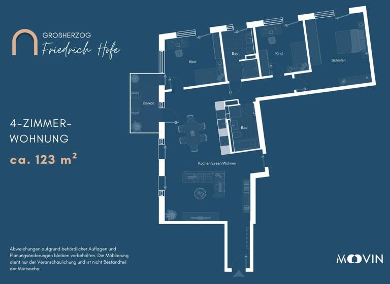 Studio zur Miete 1.735 € 4 Zimmer 122,6 m²<br/>Wohnfläche 5.<br/>Geschoss 01.06.2025<br/>Verfügbarkeit Großherzog-Friedrich-Straße 49 H St Johann Saarbrücken 66111