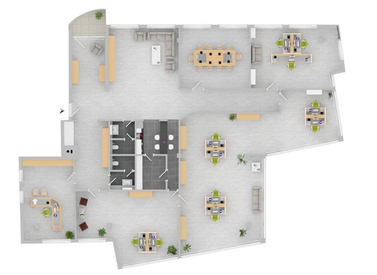 Bürofläche zur Miete 2.650 € 285 m² Bürofläche Kemnat Ostfildern 73760