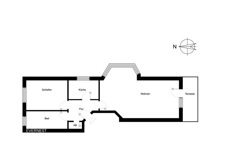 Wohnung zum Kauf 395.000 € 2 Zimmer 64 m² Bramfeld Hamburg 22175