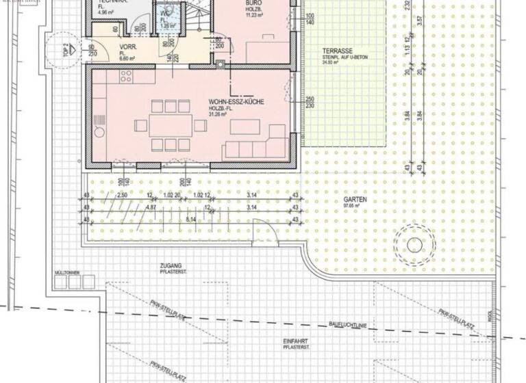 Doppelhaushälfte zur Miete - Erstbezug 2.389 € 5 Zimmer 129 m² 325 m² Grundstück Maria Enzersdorf 2344