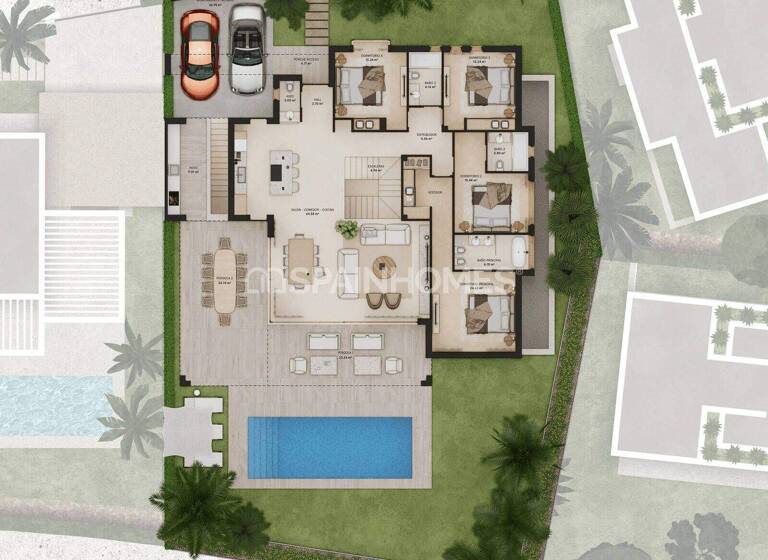 Einfamilienhaus zum Kauf 1.750.000 € 7 Zimmer 411 m² 597 m² Grundstück Málaga 29650