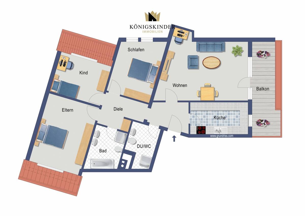Wohnung zum Kauf 549.000 € 4,5 Zimmer 132 m²<br/>Wohnfläche Markdorf Markdorf 88677