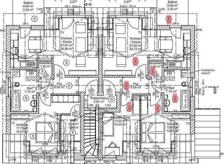 Wohnung zum Kauf - Erstbezug provisionsfrei 286.009 € 3 Zimmer 66,8 m² 2. Geschoss Andershof Stralsund 18439