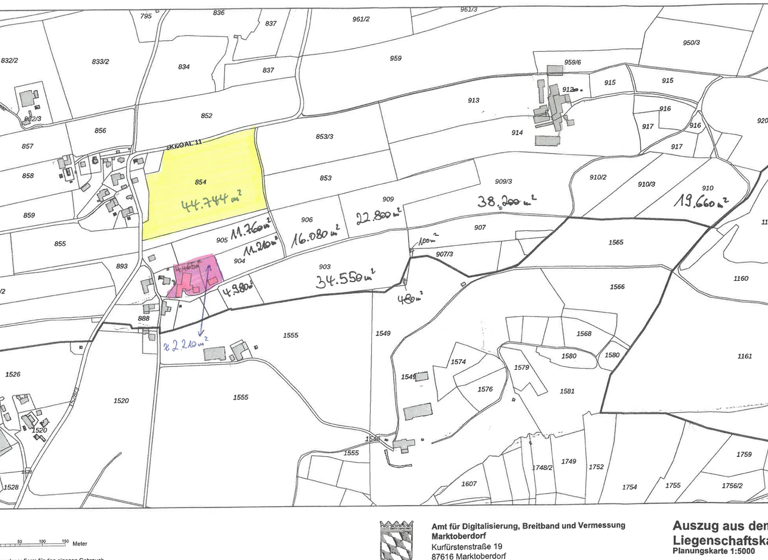 Land-/Forstwirtschaft zum Kauf 1.200.000 € 6.675 m² Grundstück Beschaunen Eggenthal 87653