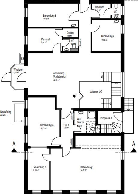 Praxisfläche zum Kauf 380.000 € 6 Zimmer 313 m²<br/>Bürofläche Kötzting Bad Kötzting 93444