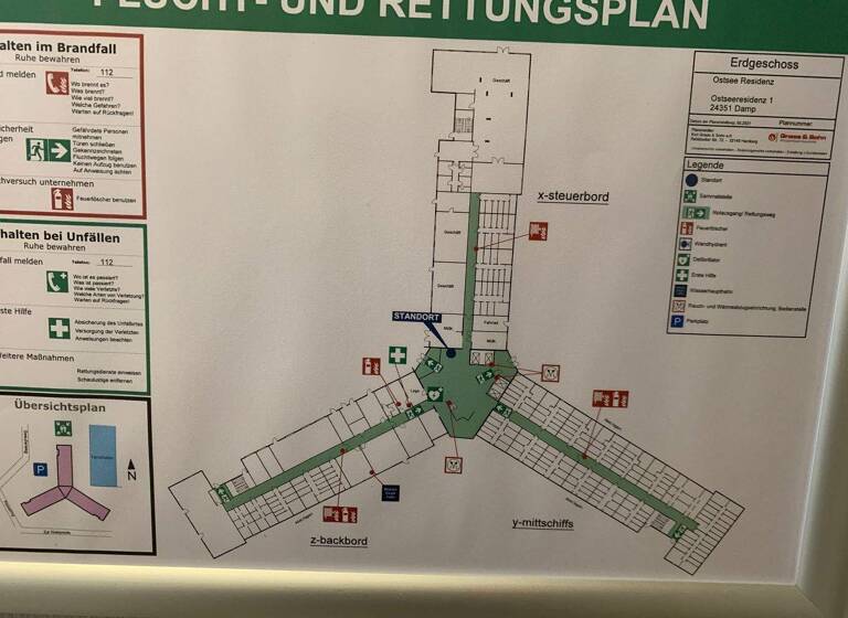 Wohnung zum Kauf 182.000 € 2 Zimmer 44 m² 6. Geschoss frei ab sofort Ostseeresidenz 1 Damp 24351