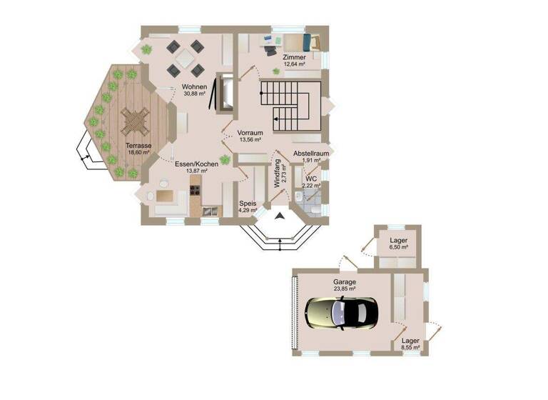 Einfamilienhaus zum Kauf 549.900 € 5 Zimmer 172,4 m² 930 m² Grundstück Globasnitz 9142