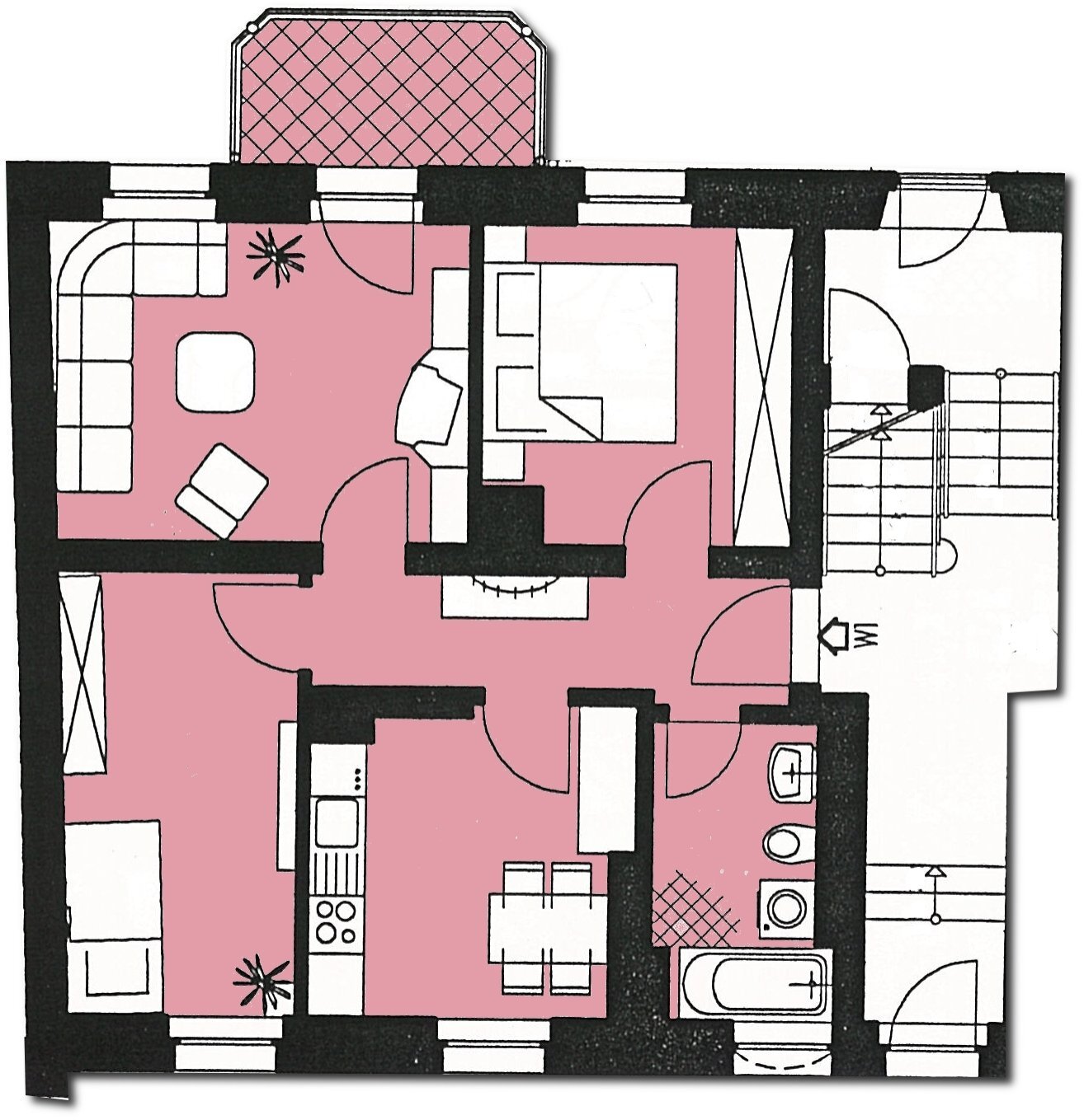 Wohnung zur Miete 350 € 3 Zimmer 57,1 m²<br/>Wohnfläche 01.01.2025<br/>Verfügbarkeit Karl-Keil-Straße 24 Marienthal West 435 Zwickau 08060