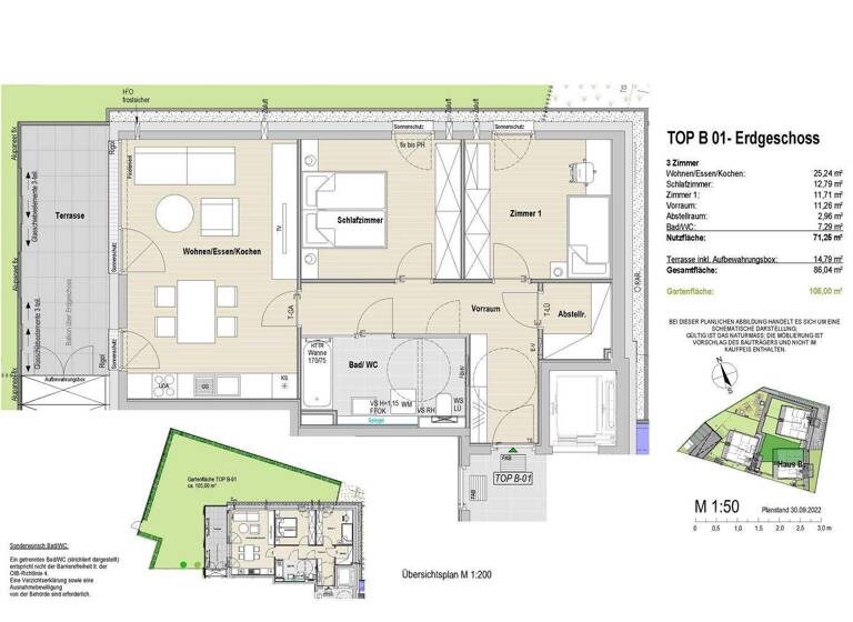 Wohnung zum Kauf provisionsfrei 609.800 € 3 Zimmer 71,3 m² Gnigl Salzburg 5020