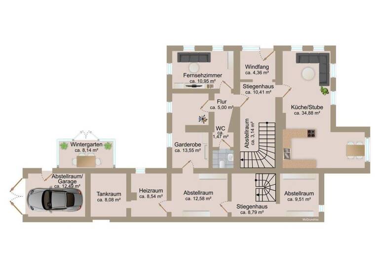 Haus zum Kauf 8 Zimmer 337,5 m² 2.567,6 m² Grundstück Grödig 5082