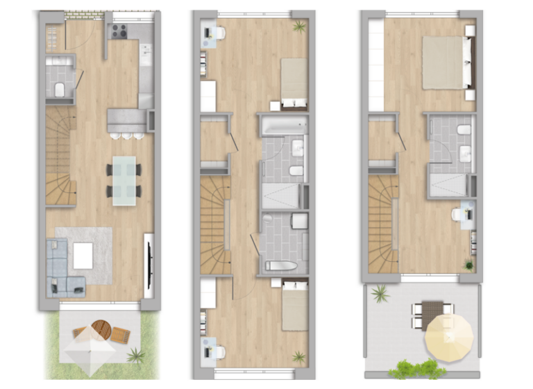 Reihenmittelhaus zum Kauf - Erstbezug 678.000 € 5 Zimmer 136,6 m² Winterbach 73650