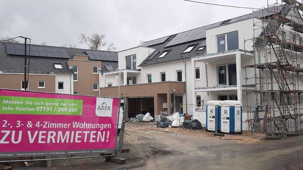 Wohnung zur Miete - Erstbezug 1.360 € 3 Zimmer 83 m² 1. Geschoss frei ab 01.06.2026 Waldrems Backnang 71522