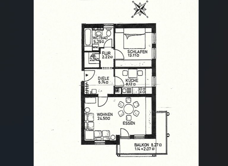 Wohnung zur Miete 850 € 2 Zimmer 62 m² Geschoss 1/2 frei ab 01.06.2026 Amerangstraße 6 Karlstein Bad Reichenhall 83435