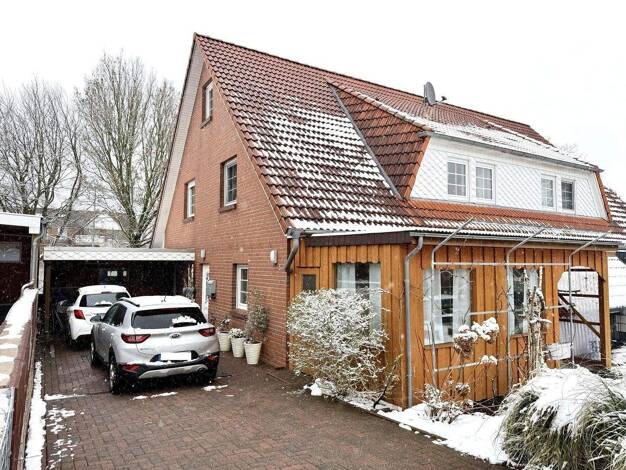 Doppelhaushälfte zum Kauf provisionsfrei 449.000 € 4 Zimmer 124 m² 296 m² Grundstück Haddorf Stade 21683