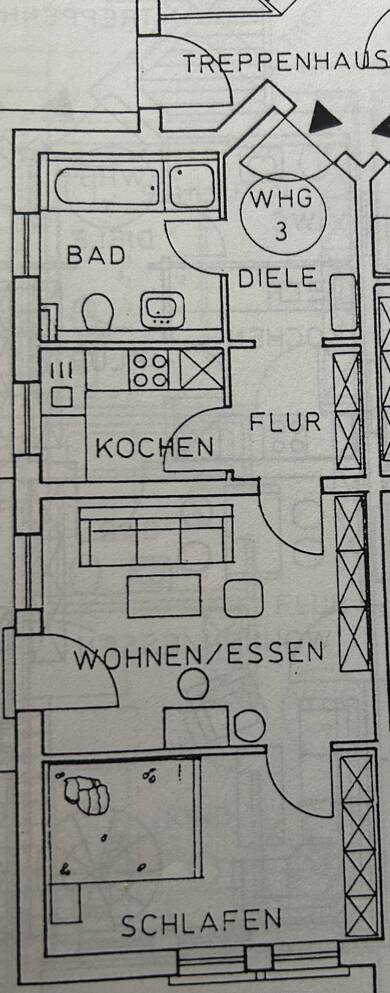 Wohnung zum Kauf provisionsfrei 129.000 € 2 Zimmer 50,2 m² Mangersreuth Kulmbach 95326