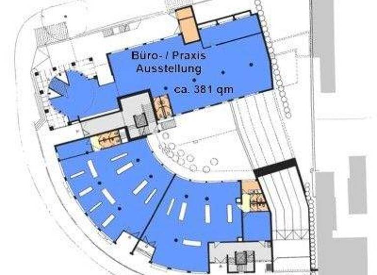 Bürofläche zur Miete provisionsfrei 5,40 € 23 Zimmer 1.343 m² Bürofläche teilbar ab 205 m² Ostviertel Gera 07545