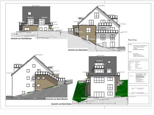 Grundstück zum Kauf provisionsfrei 265.000 € 730 m² Grundstück Baugenehmigung vorhanden frei ab sofort Im Berg 1 Wermelskirchen Wermelskirchen 42929