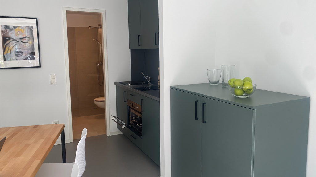 Studio zur Miete 675 € 1 Zimmer 29,6 m² 1. Geschoss frei ab sofort Abraham 12 Innenstadt Oldenburg (Oldenburg) 26122