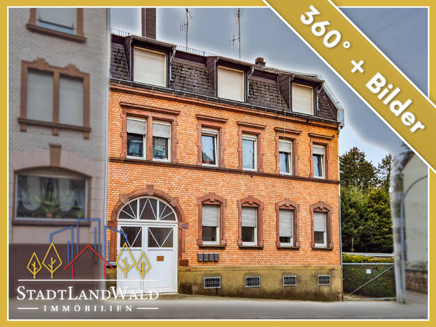 Mehrfamilienhaus zum Kauf 259.500 € 11 Zimmer 248 m² 350 m² Grundstück Güterbahnhofstraße 43 Innenstadt Pirmasens 66953