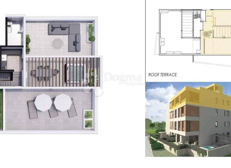 Wohnung zum Kauf 850.000 € 4 Zimmer 185 m² 3. Geschoss Diklo - Puntamika