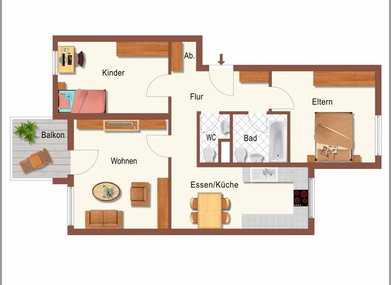 Wohnung zum Kauf 199.000 € 3 Zimmer 70 m²<br/>Wohnfläche 3.<br/>Geschoss Mergelstetten Heidenheim an der Brenz 89522